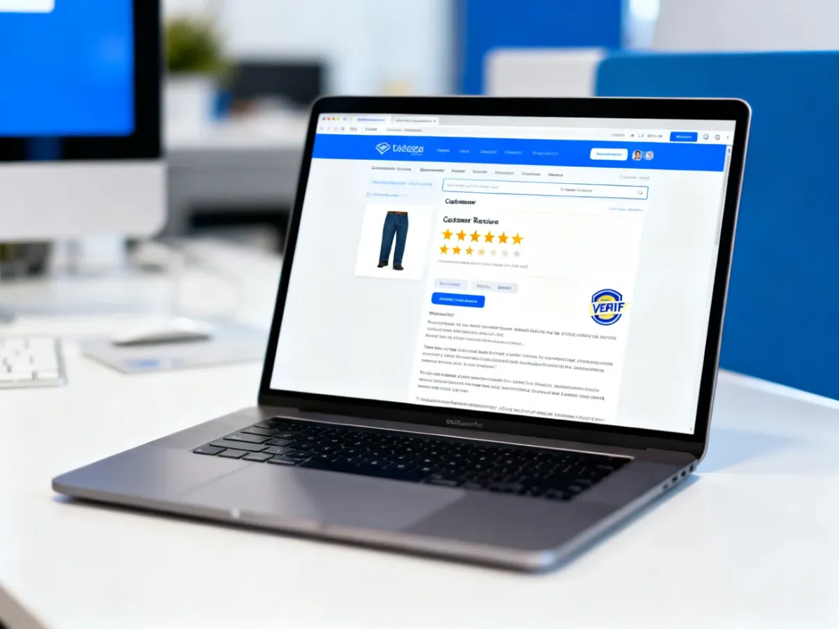 Sekcja opinii klientów widoczna na karcie produktu w sklepie internetowym